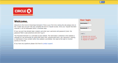 Desktop Screenshot of circlekfranchise.com